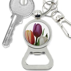 Tulips Spring Bouquet Bottle Opener Key Chain by picsaspassion