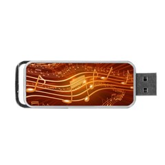 Music Notes Sound Musical Love Portable Usb Flash (two Sides) by HermanTelo