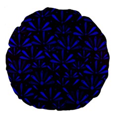 Zappwaits Flower Large 18  Premium Flano Round Cushions by zappwaits