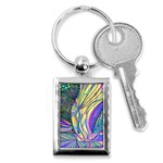 Happpy (4) Key Chain (Rectangle) Front