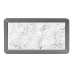 White Marble Texture Floor Background With Dark Gray Grey Texture Greek Marble Print Luxuous Real Marble Memory Card Reader (mini) by genx