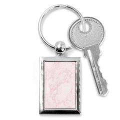 Pink Marble Texture Floor Background With Light Pink Veins Greek Marble Print Luxuous Real Marble  Key Chain (rectangle) by genx