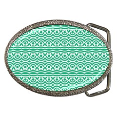 Pattern Green Belt Buckles