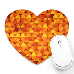 Background Triangle Circle Abstract Heart Mousepads