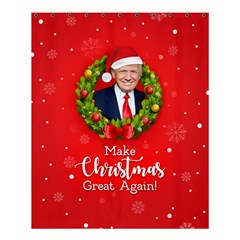 Make Christmas Great Again With Trump Face Maga Shower Curtain 60  X 72  (medium)  by snek