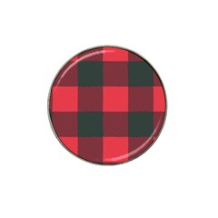 Canadian Lumberjack Red And Black Plaid Canada Hat Clip Ball Marker (10 Pack) by snek