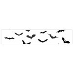 Bats Pattern Small Flano Scarf Front