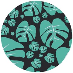 Leaves Wooden Puzzle Round