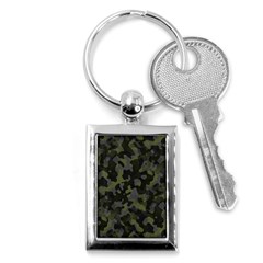 Camouflage Vert Key Chain (rectangle)