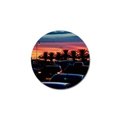 Urban Sunset Scene, Punta Del Este   Uruguay Golf Ball Marker (4 Pack) by dflcprintsclothing