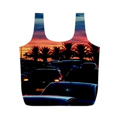 Urban Sunset Scene, Punta Del Este   Uruguay Full Print Recycle Bag (m) by dflcprintsclothing