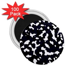 Camouflage Bleu 2 25  Magnets (100 Pack)  by kcreatif