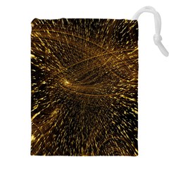 Quantum Physics Wave Particles Drawstring Pouch (4xl)