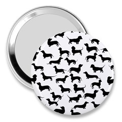 Dachshunds! 3  Handbag Mirrors by ZeeBee