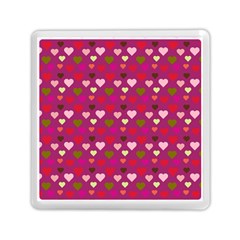 Hearts Seamlessp Attern Background Cute Love Children Symbol Kiddies Memory Card Reader (square) by Vaneshart