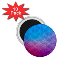 Blue Pink Shade 1 75  Magnets (10 Pack)  by designsbymallika