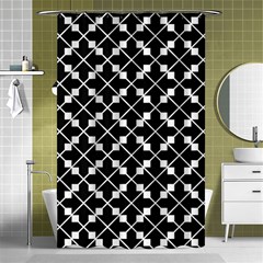 Abstract Background Arrow Shower Curtain 48  X 72  (small) 