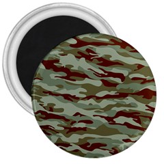 Brown And Green Camo 3  Magnets by McCallaCoultureArmyShop