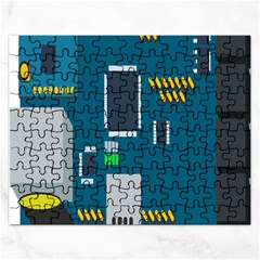 Amphisbaena Two Platform Dtn Node Vector File Rectangular Jigsaw Puzzl by Sapixe