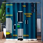 Amphisbaena Two Platform Dtn Node Vector File Shower Curtain 60  x 72  (Medium)  60 x72  Curtain