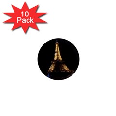 Tour Eiffel Paris Nuit 1  Mini Magnet (10 Pack)  by kcreatif