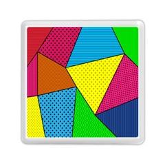 Abstract Print Memory Card Reader (square) by designsbymallika