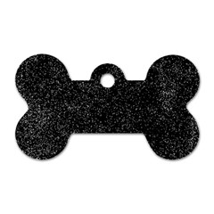 Elegant Black And White Design Dog Tag Bone (two Sides) by yoursparklingshop