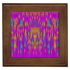 Festive Rainbow, Season To Wear Popart Framed Tile by pepitasart