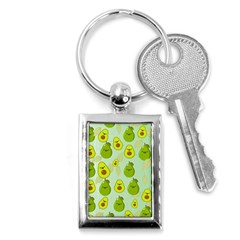 Avocado Love Key Chain (rectangle) by designsbymallika