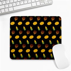 Pumpkin Large Mousepads by designsbymallika