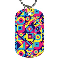 Doodle Pattern Dog Tag (two Sides) by designsbymallika