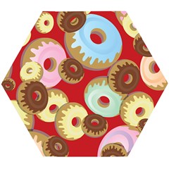 Donut  Wooden Puzzle Hexagon by designsbymallika