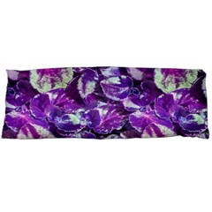 Botanical Violet Print Pattern 2 Body Pillow Case (dakimakura)