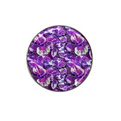 Botanical Violet Print Pattern 2 Hat Clip Ball Marker (10 Pack) by dflcprintsclothing