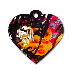 Consolation Before Battle 1 1 Dog Tag Heart (one Side) by bestdesignintheworld