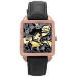 Motion And Emotion 1 2 Rose Gold Leather Watch  Front