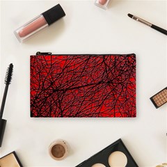 Neurons Cells Train Link Brain Cosmetic Bag (small) by HermanTelo