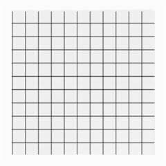 Aesthetic Black And White Grid Paper Imitation Medium Glasses Cloth (2 Sides) by genx