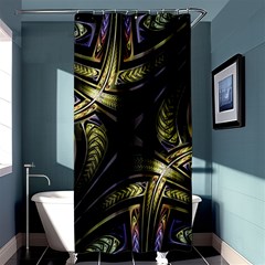 Fractal Texture Pattern Shower Curtain 36  X 72  (stall) 