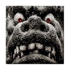 Monster Sculpture Extreme Close Up Illustration 2 Face Towel by dflcprintsclothing