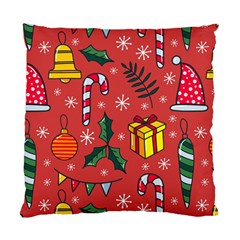 Colorful Funny Christmas Pattern Standard Cushion Case (two Sides) by Vaneshart