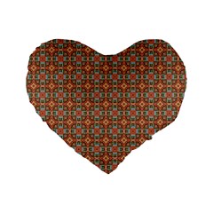 Df Sapient Legacy Standard 16  Premium Flano Heart Shape Cushions by deformigo