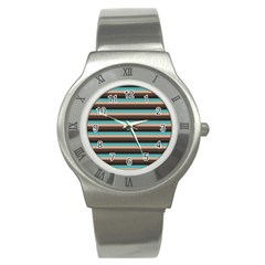 Stripey 1 Stainless Steel Watch by anthromahe