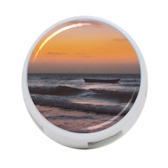 Seascape Sunset At Jericoacoara, Ceara, Brazil 4-port Usb Hub (one Side) by dflcprintsclothing