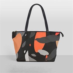 Pattern Formes Corail/noir Classic Shoulder Handbag by kcreatif