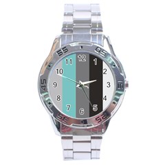 Stripey 20 Stainless Steel Analogue Watch by anthromahe