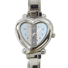 Stripey 24 Heart Italian Charm Watch by anthromahe