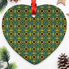 Df Dakota Rivers Heart Ornament (two Sides) by deformigo