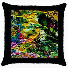 Alice Walk 1 1 Throw Pillow Case (black) by bestdesignintheworld