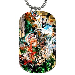 Lilies In A Vase 1 2 Dog Tag (two Sides) by bestdesignintheworld